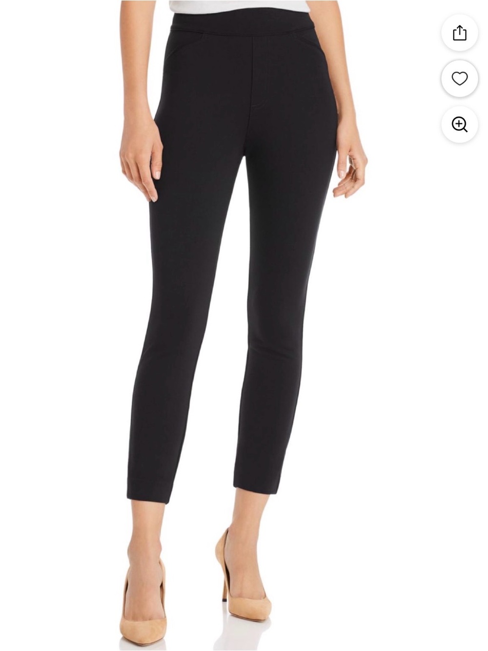 Spanx Slim Ponte Ankle Pants - Black
